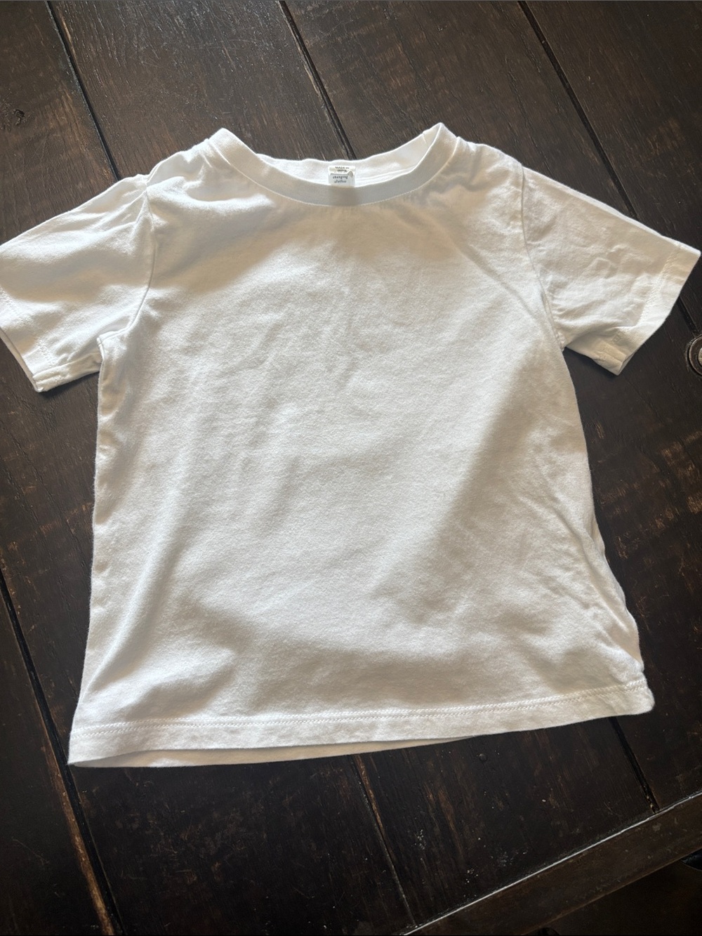 Colored Organics White Short-Sleeve Crew Tee
